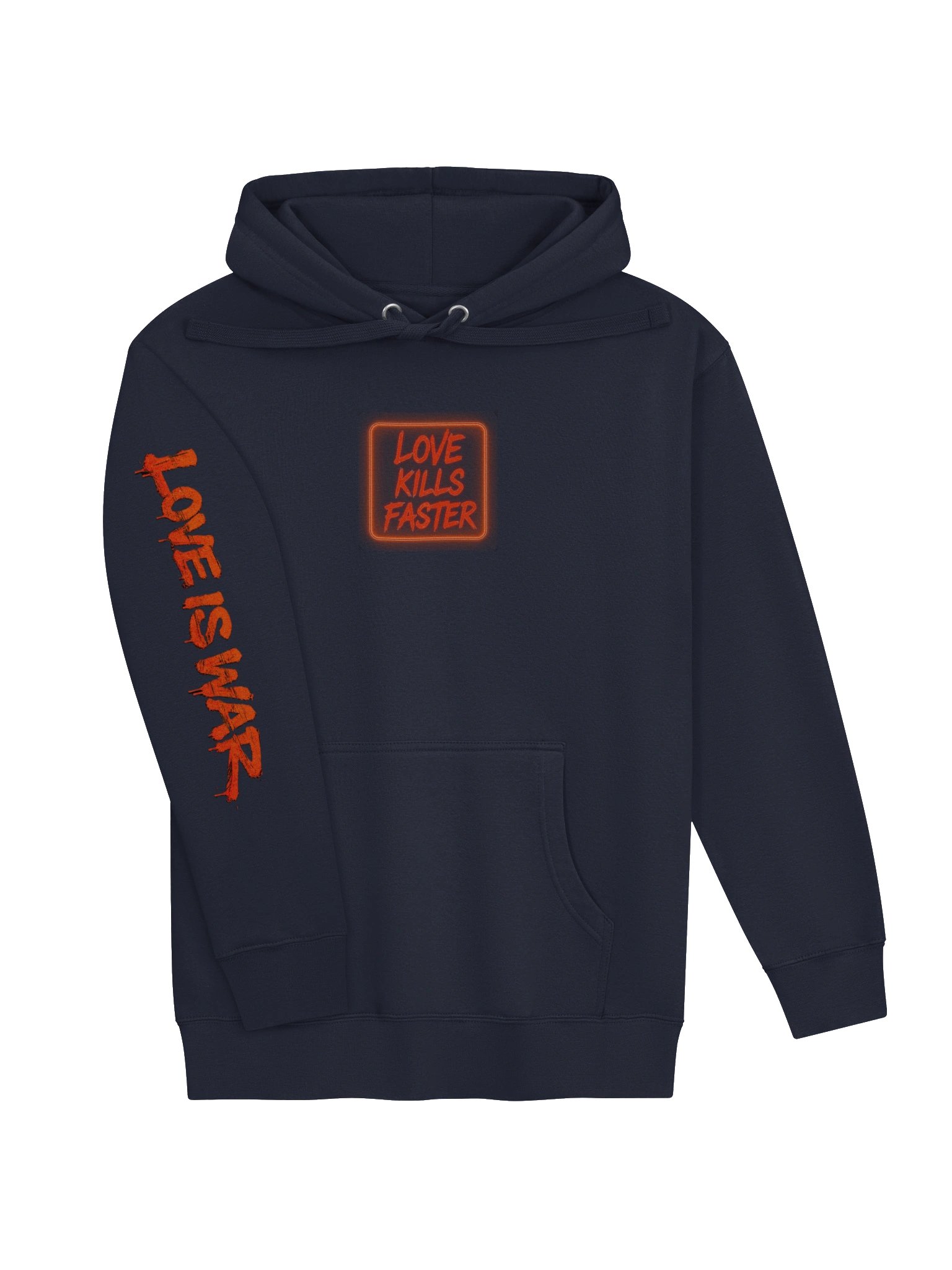 LKF // "LOVE IS WAR" – Heavyweight Graphic Hoodie product image (2)