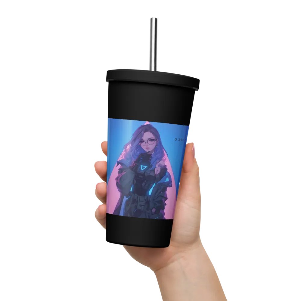 Cyberpunk V.2 Tumbler with a Straw product image (5)