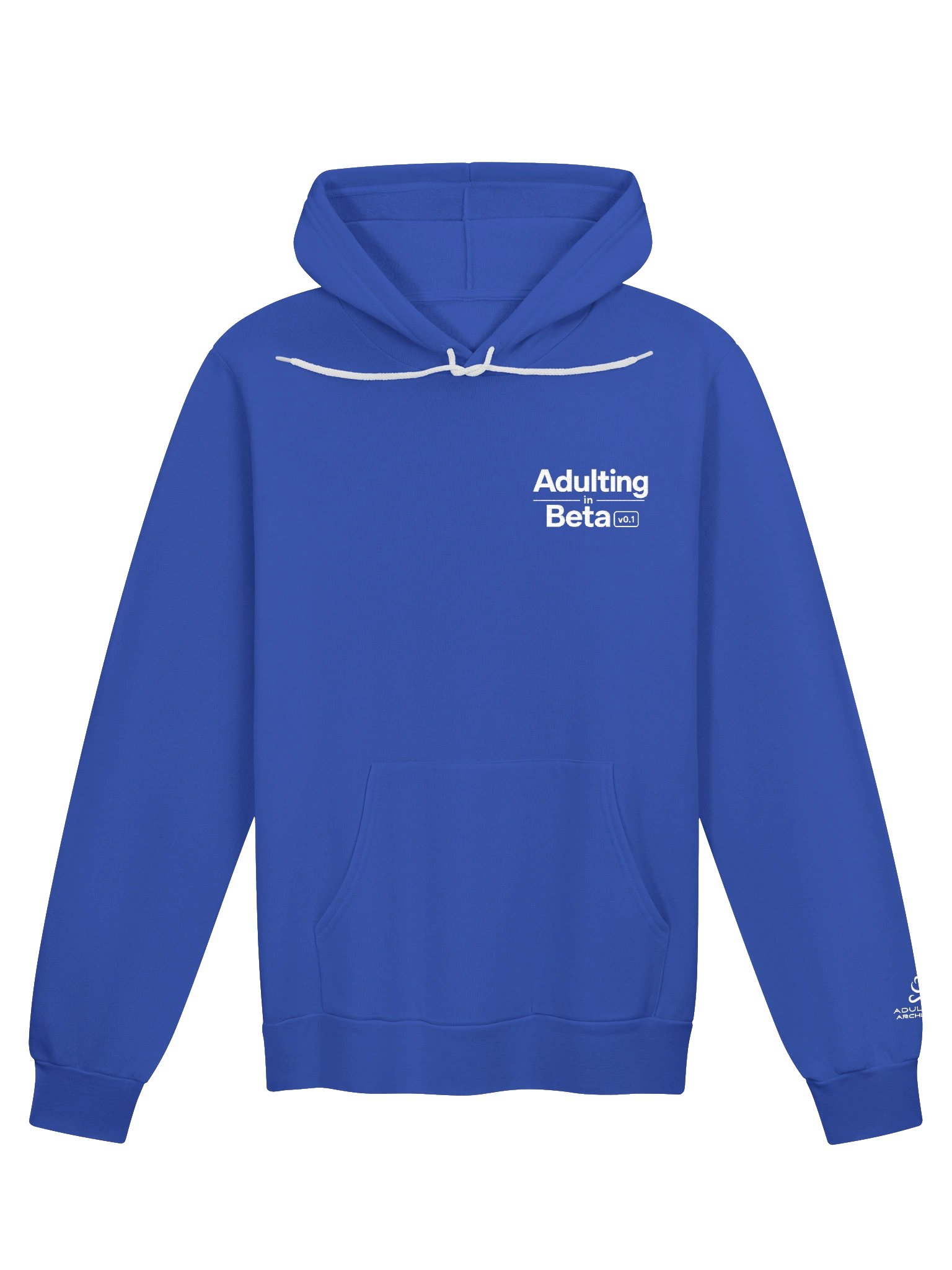 “Adulting in Beta v0.1” — Bella+Canvas Supersoft Hoodie product image (2)