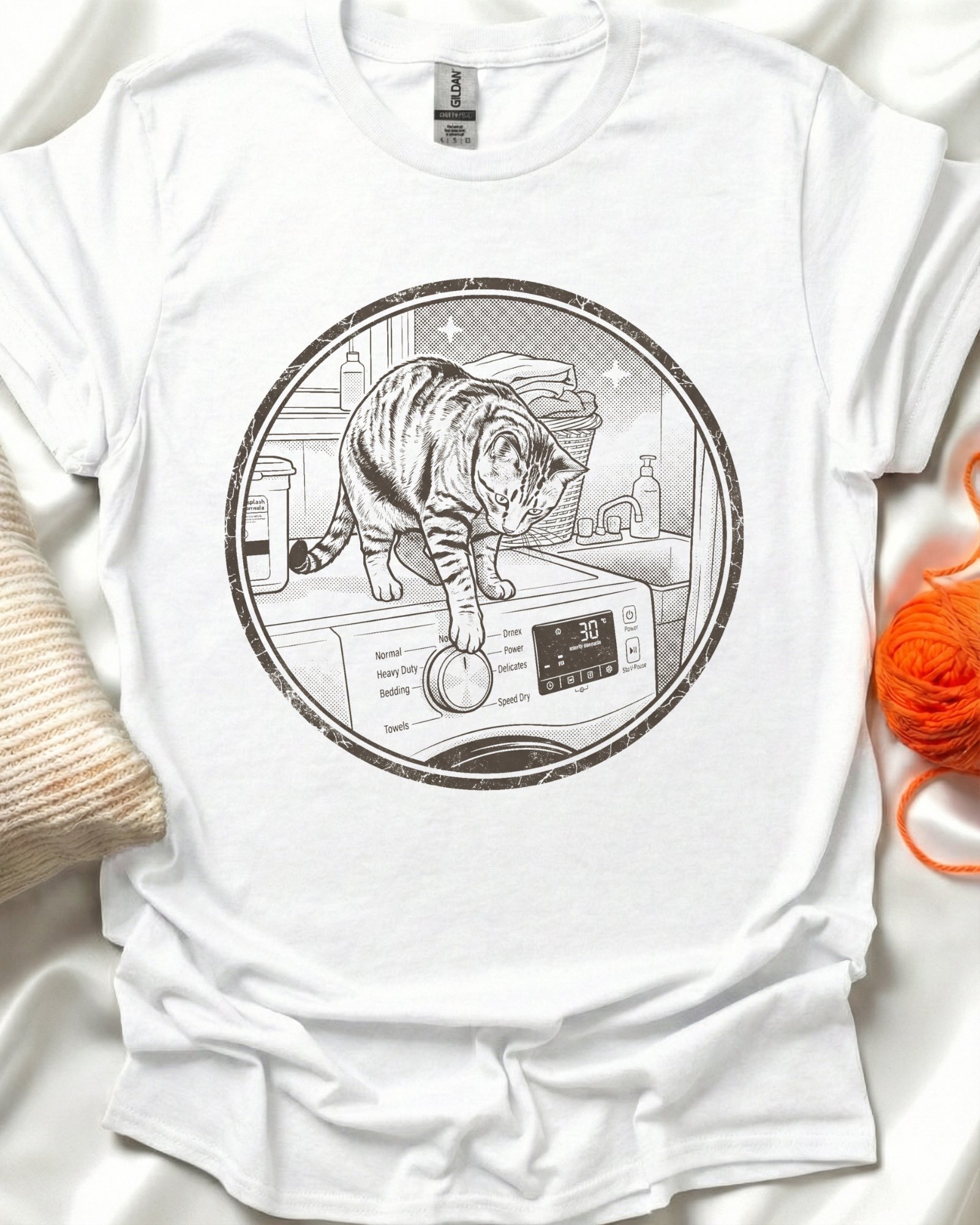 Laundry Cat T-Shirt product image (1)