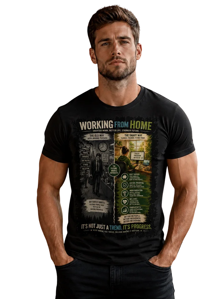 Working From Home Progress Tee product image (1)