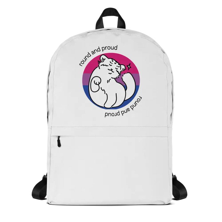 Round and Proud Manul Bisexual Version - Backpack product image (1)