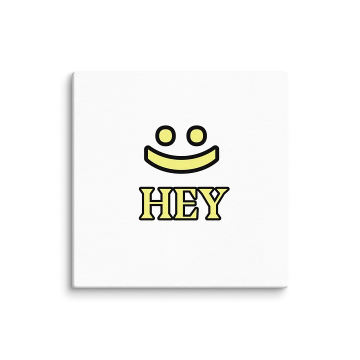 Smiley, Hey 6"x6" Wall Art product image (1)