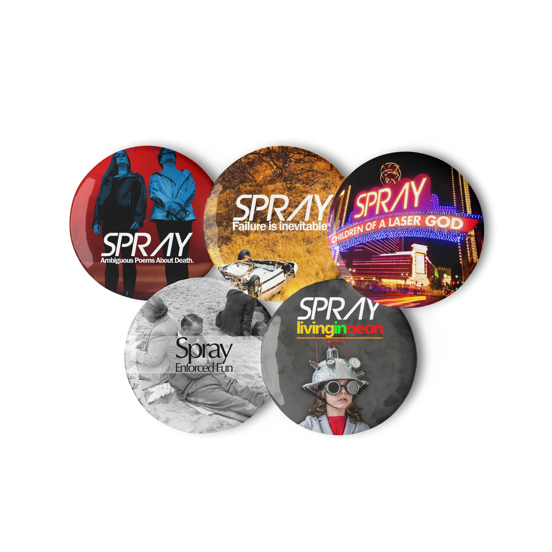 SPRAY album badge set product image (3)
