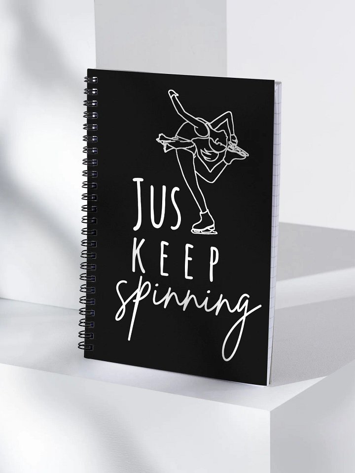 Just Keep Spinning Notebook product image (1)