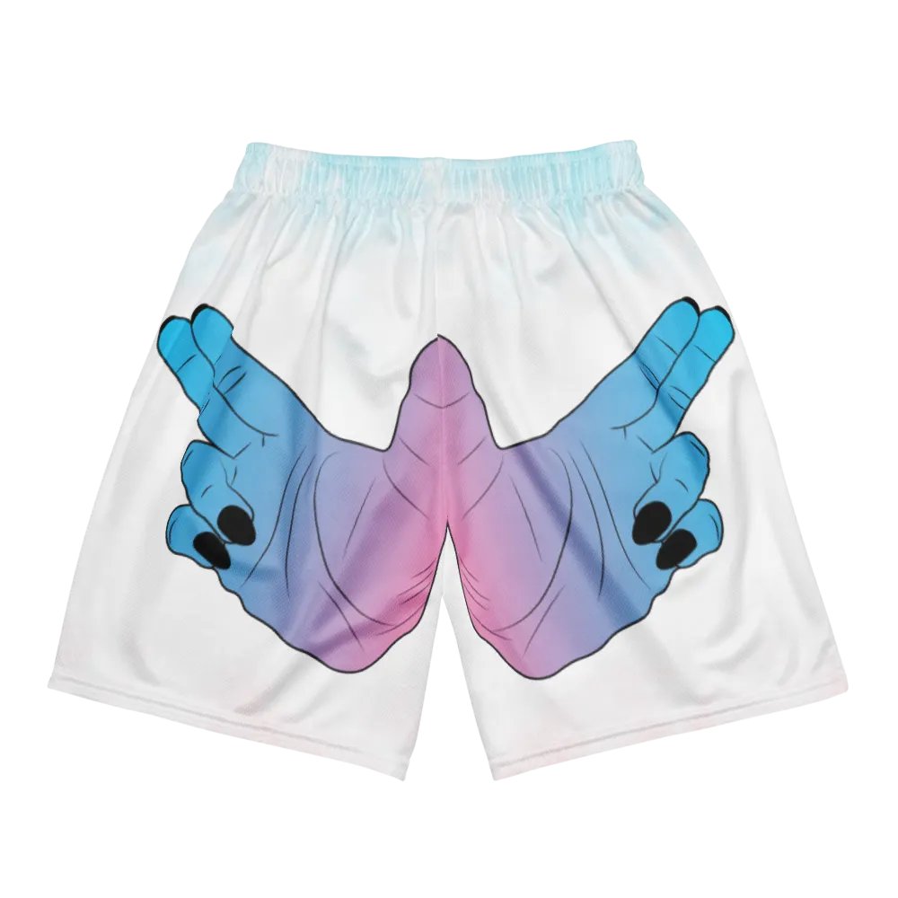 Finger Guns (trans flag) Mesh Shorts product image (5)