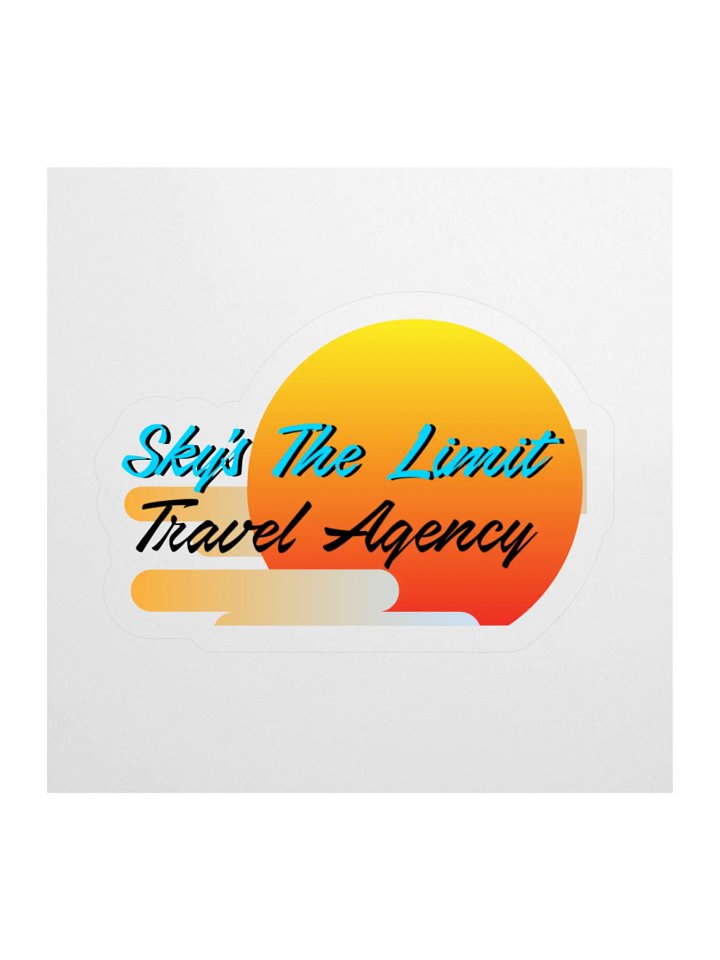 Sky's The Limit Travel Agency Sticker product image (1)