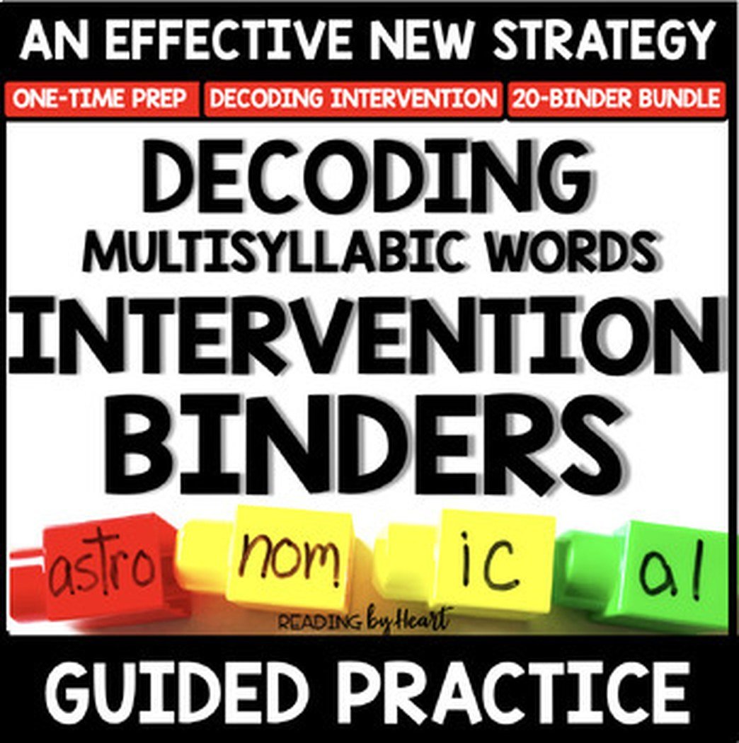 Multisyllabic Words: Guided Practice - Explore-a-Word / Bundle product image (2)