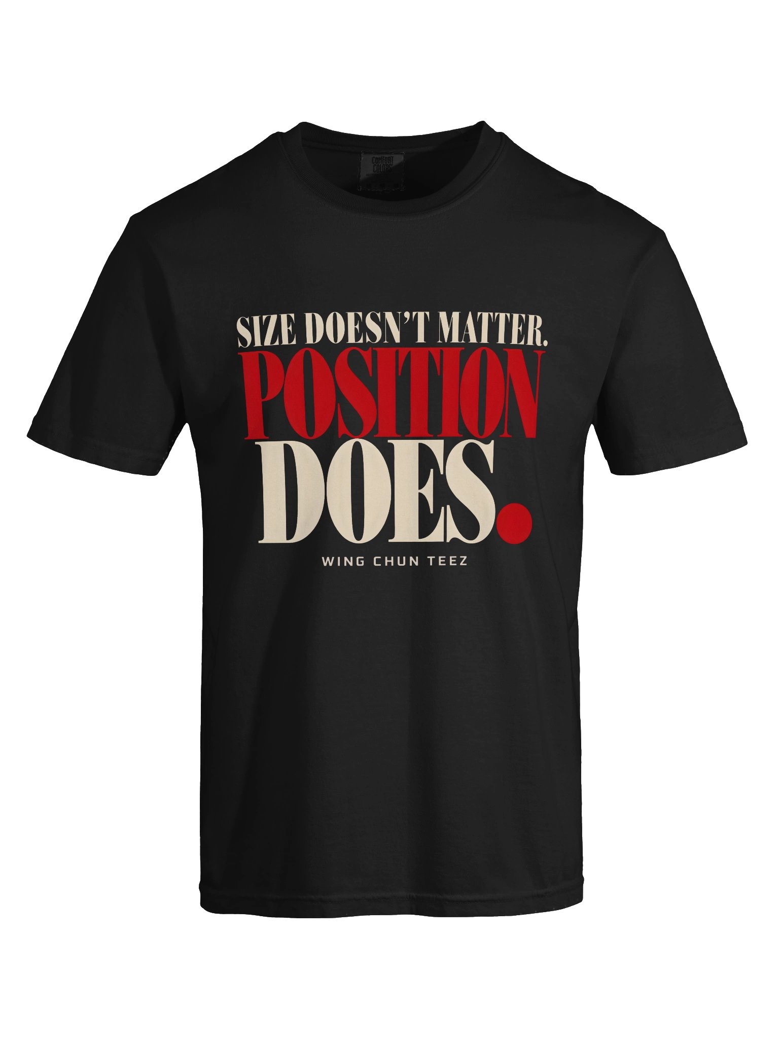 Size Doesn't Matter. Position Does. — Heavyweight Graphic Tee product image (34)