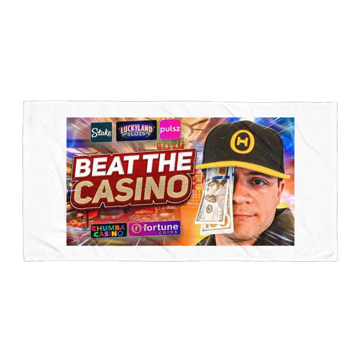 Beat the casino towel product image (1)