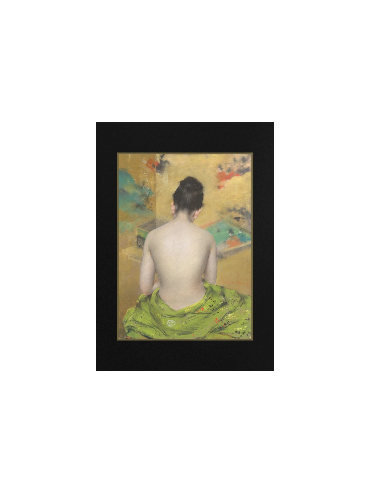 Study of Flesh Color and Gold Print product image (1)