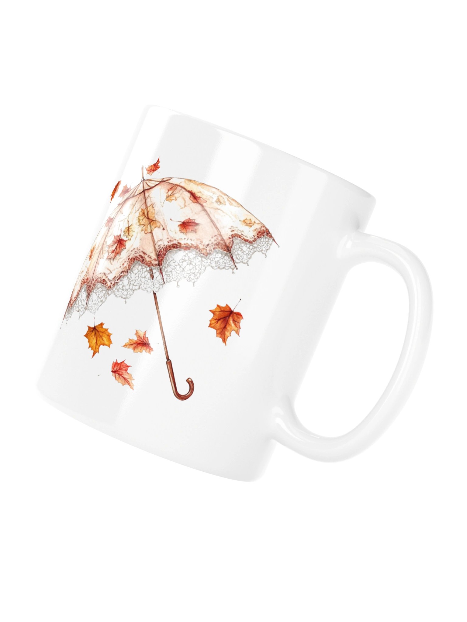 Golden Leaf Umbrella Mug — The Quiet Parlor Collection product image (4)