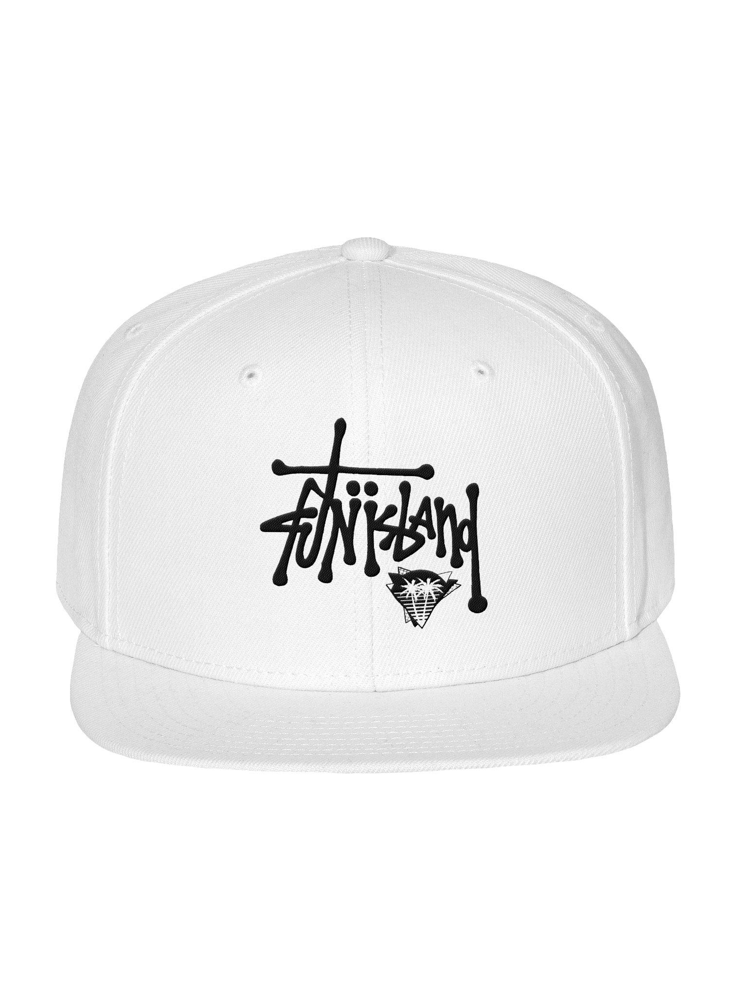 STUSSY SNAPBACK HAT WHITE product image (1)