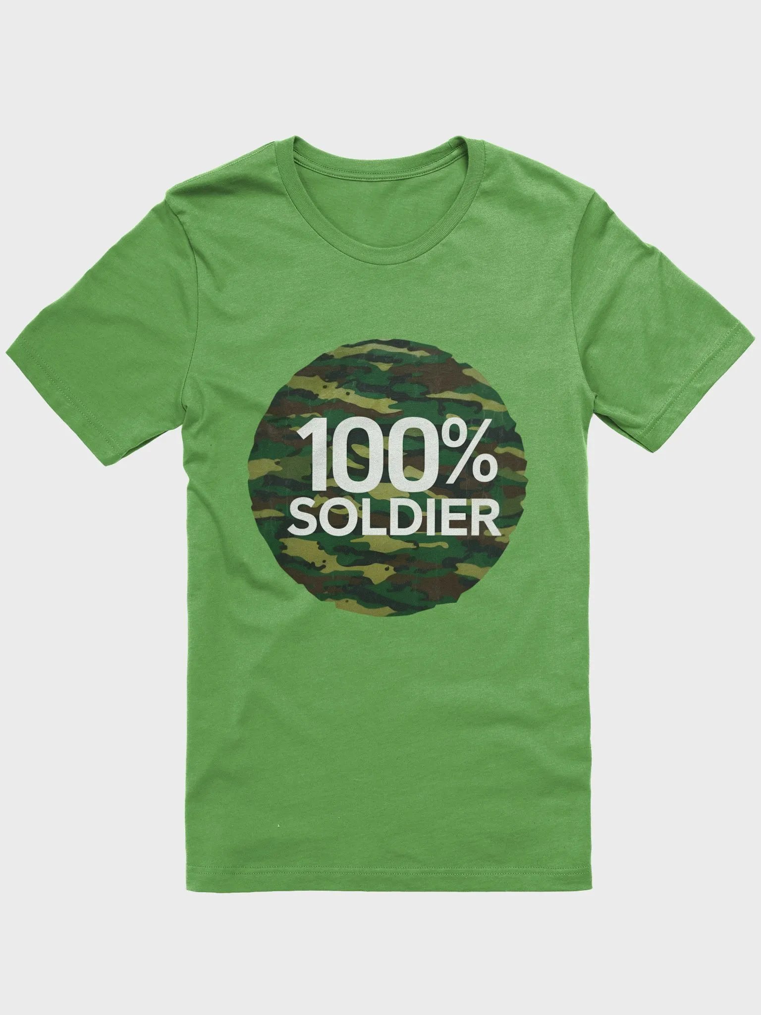 100 Percent soldier on green camo product image (1)