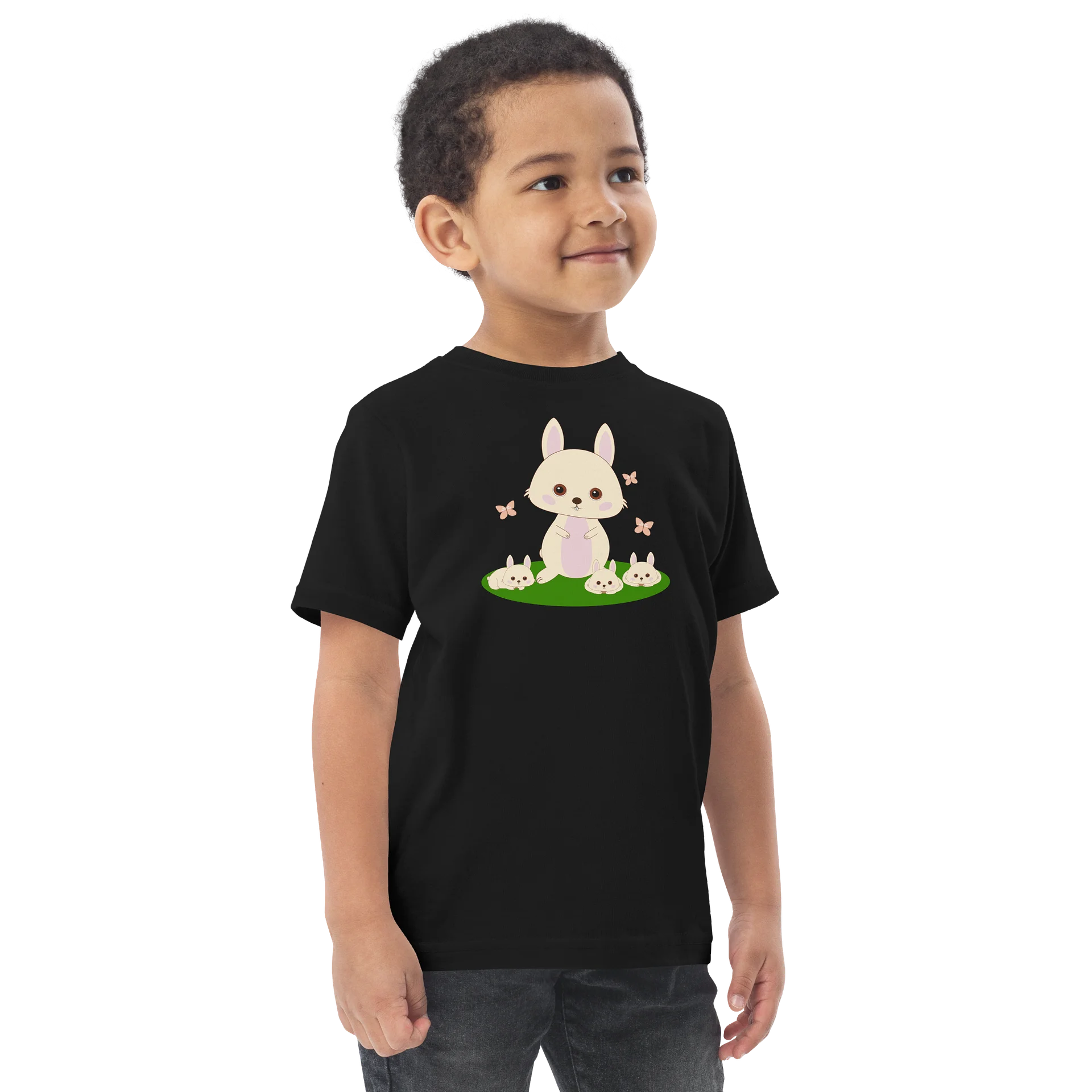 Woodland Families Bunny Toddler Jersey T-Shirt product image (6)