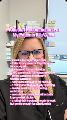 Comment PRODUCTS and I’ll DM you the links to my favorite products I recommended to my patients this week!! 

One of my favor...