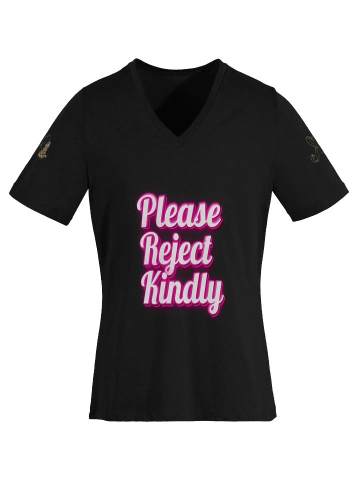 Reject Kindly/Other Words V-Neck T-Shirt product image (3)