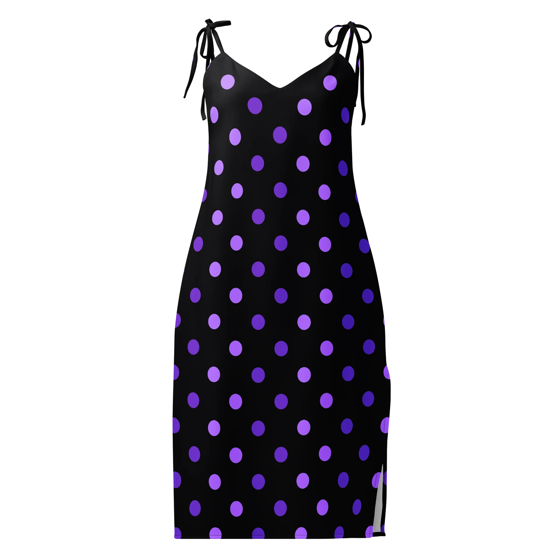 Lavender Dot All-Over Print Slip Dress product image (1)