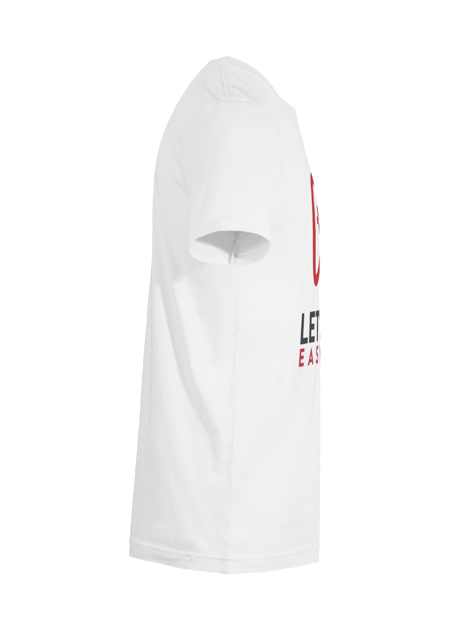 Let’s Play Easy Mode Classic Logo Unisex Soft Tee – White product image (10)