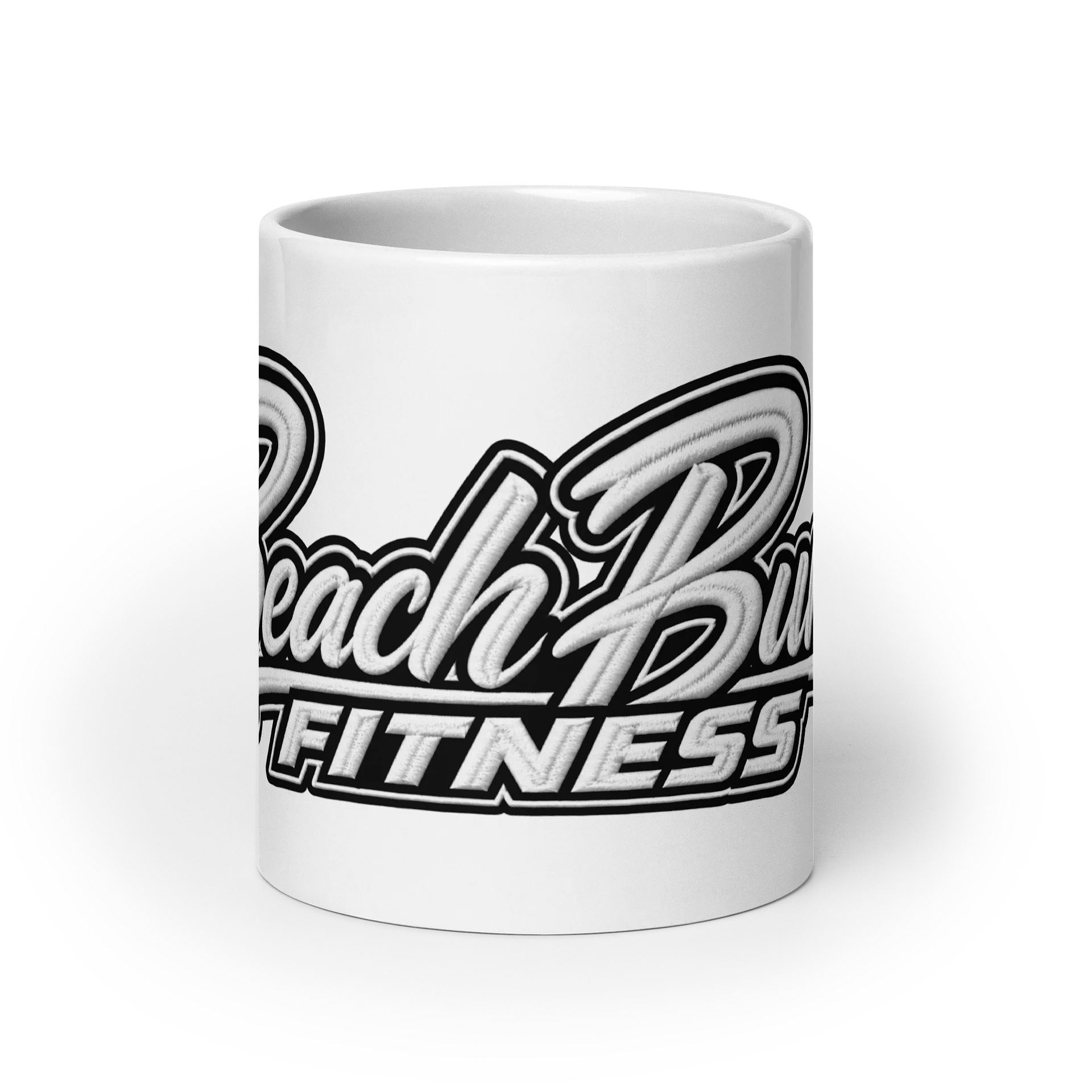 Big enough for the serious coffee drinkers. This 20 oz Beach Bunny Fitness mug is perfect for coffee, tea, or your favorite drink at home, work, or after the gym. product image (3)