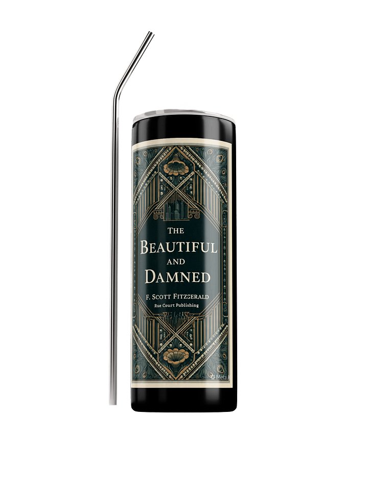 The Beautiful and Damned Art-Deco Tumbler product image (2)