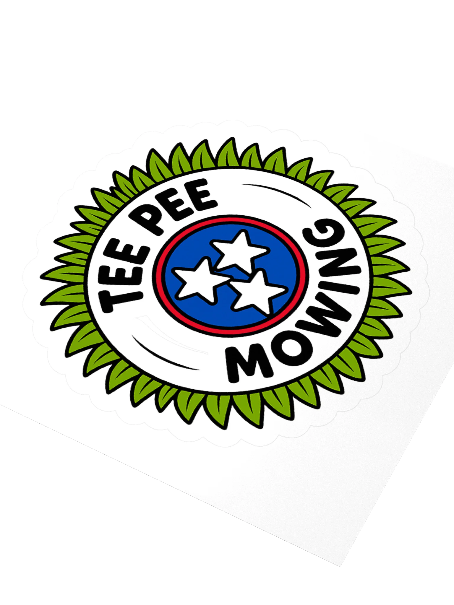 Tee Pee Mowing Sticker product image (5)