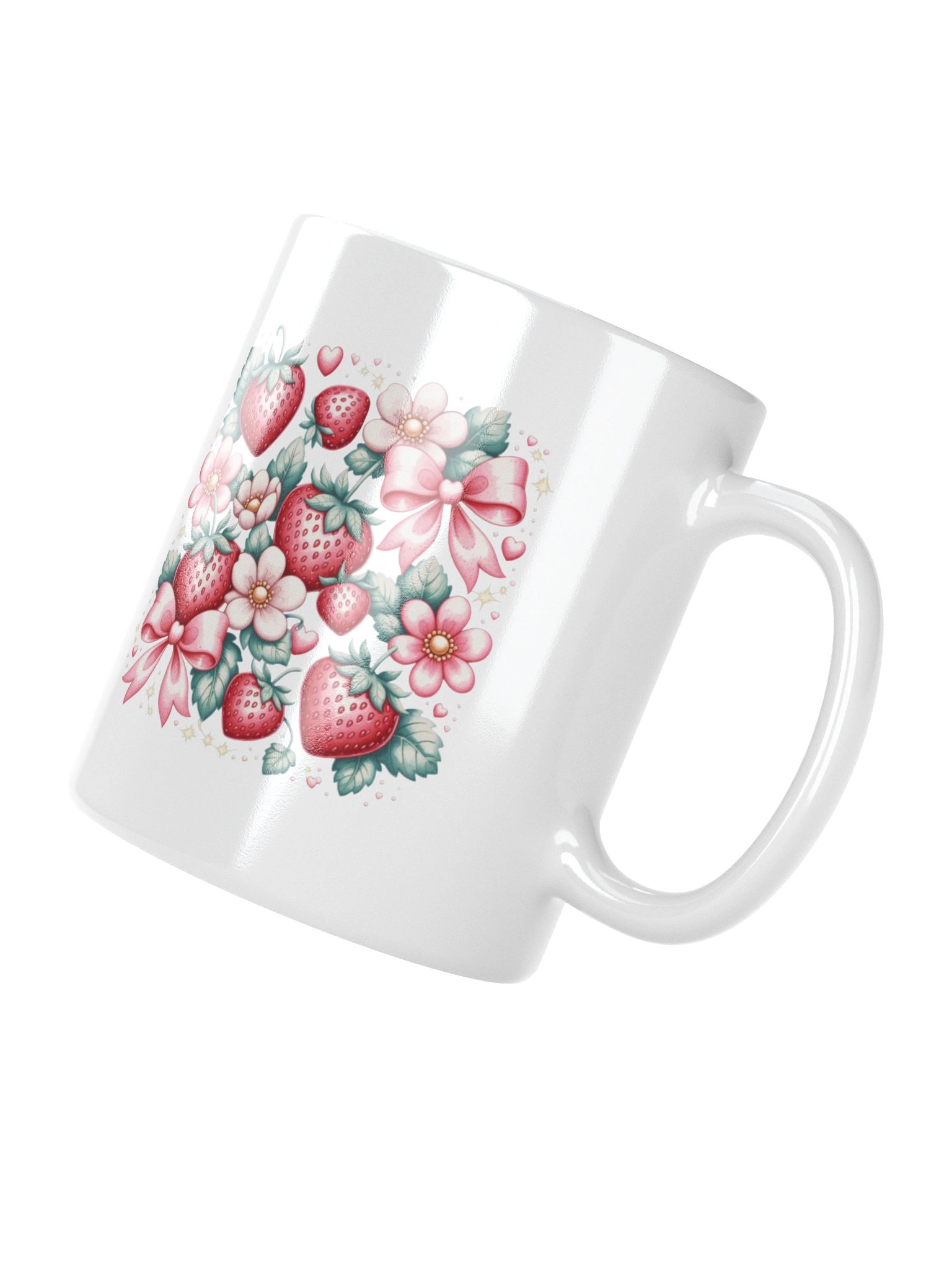 Sweet Strawberry Hearts Valentine Coffee Mug product image (10)