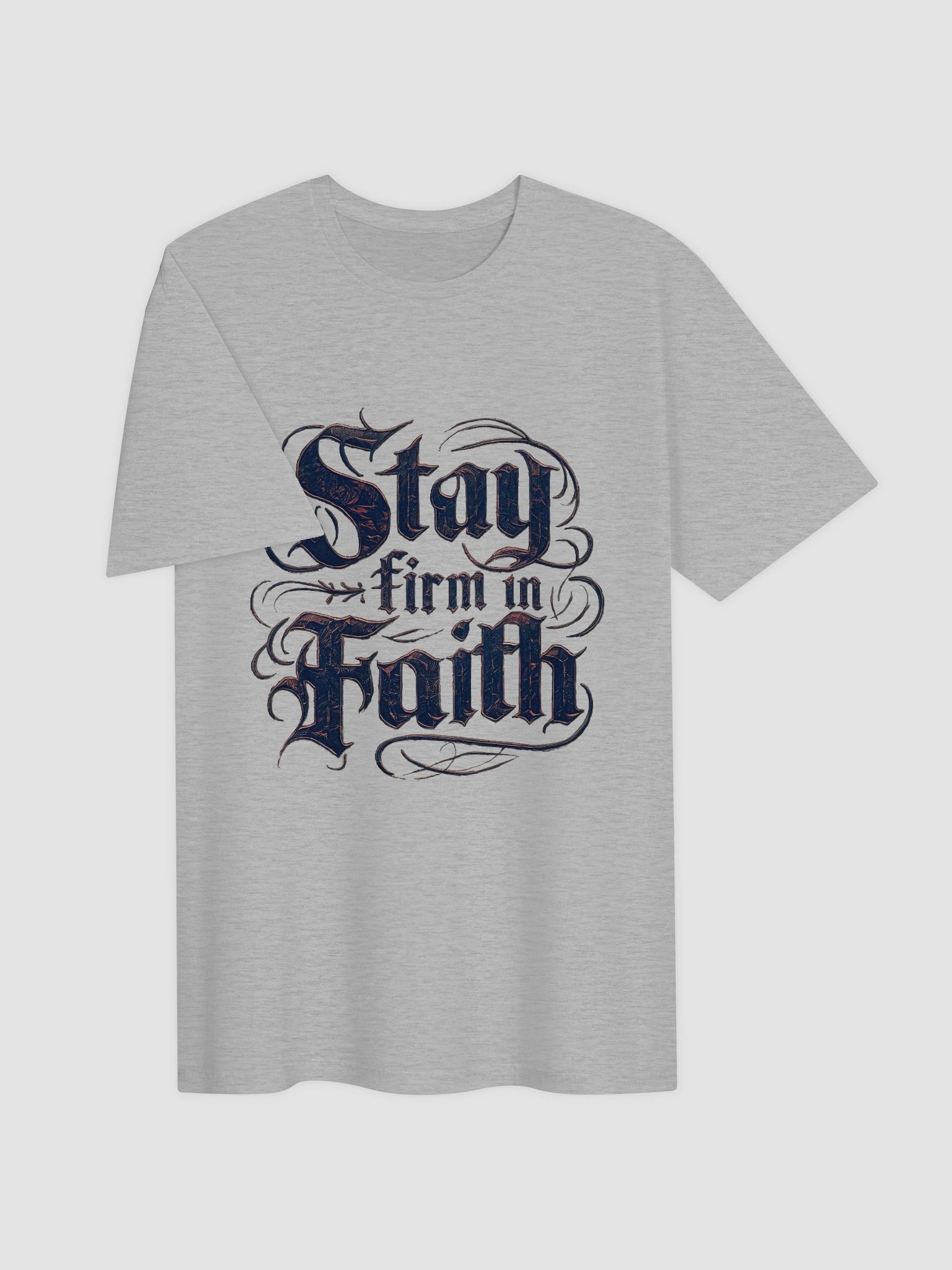Stay Firm in Faith - Empowering and Inspirational Graphic Tee product image (5)