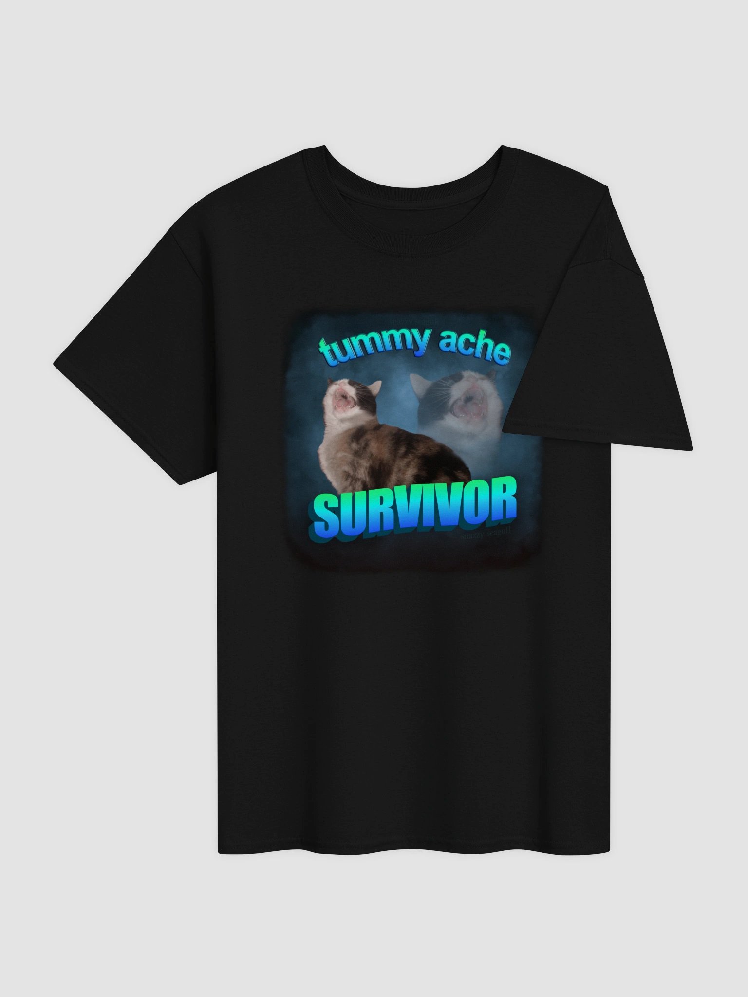 Tummy Ache Survivor - Cat T-shirt product image (3)