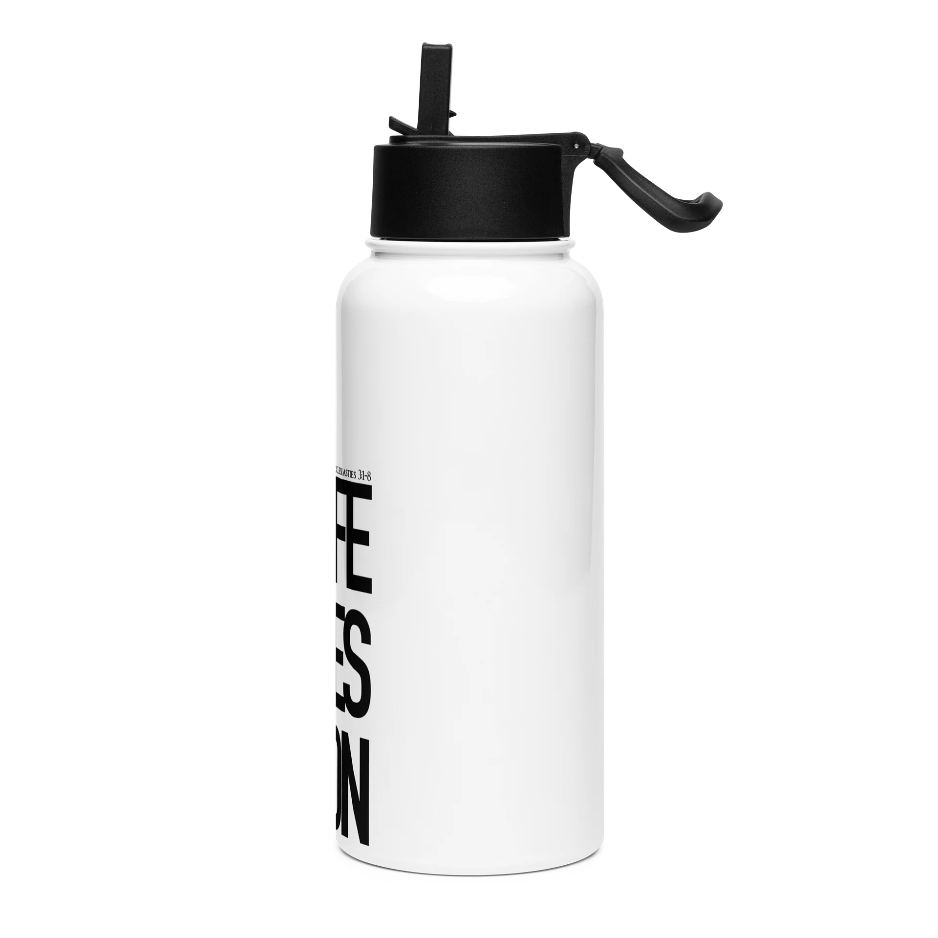 LIFE GOES ON Water Bottle (white) product image (5)