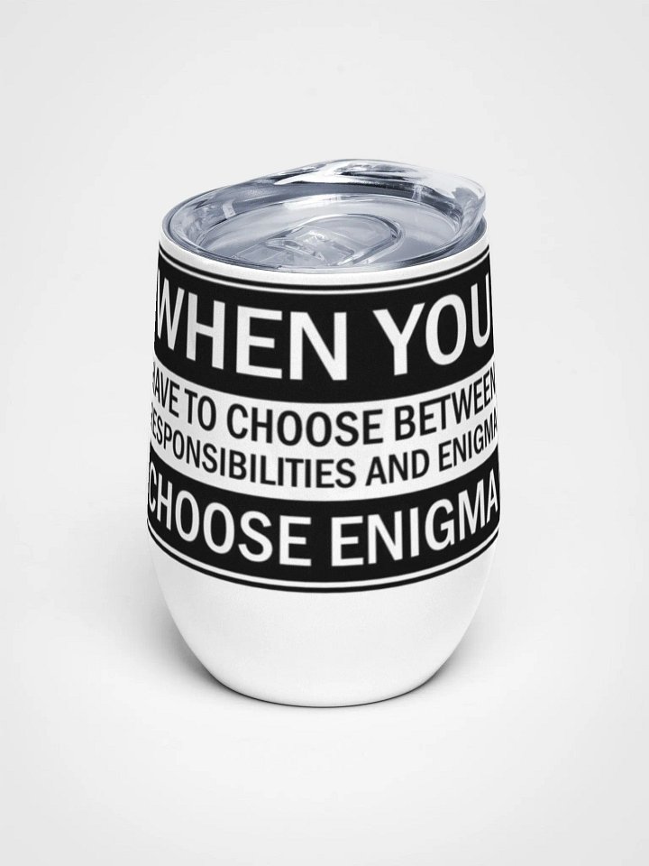 ENIGMA wine tumbler product image (1)
