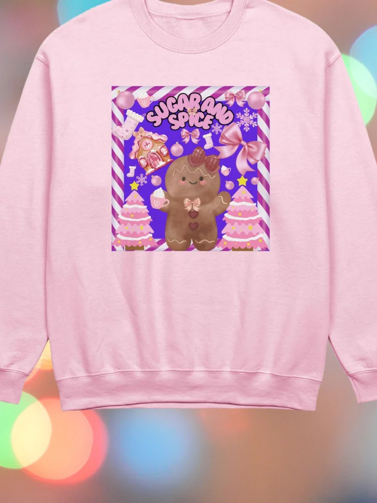 Sugar and Spice Gingerbread Sweatshirt (Pink) product image (2)