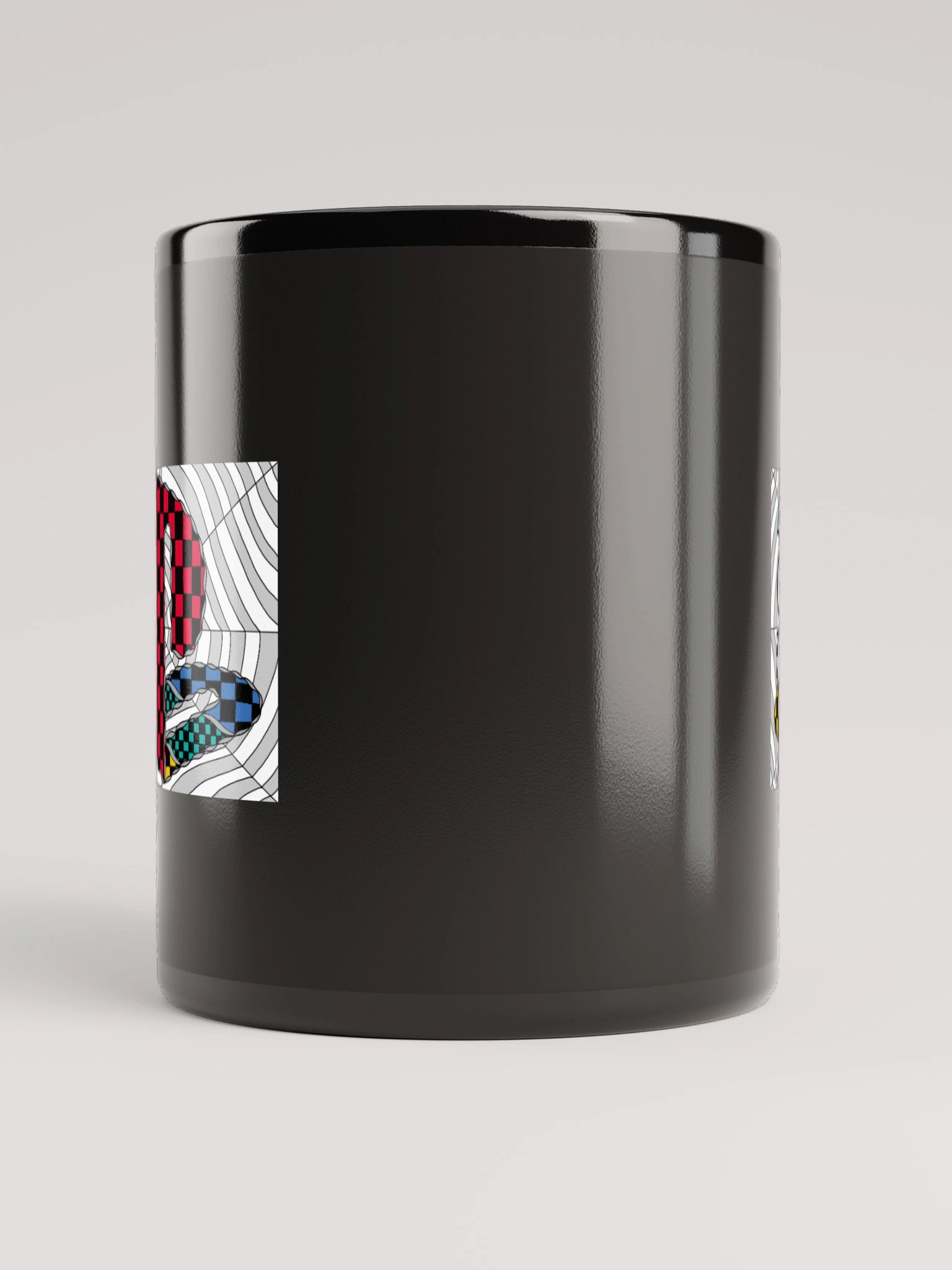 Black Glossy Mug (PlayStation v2) product image (2)