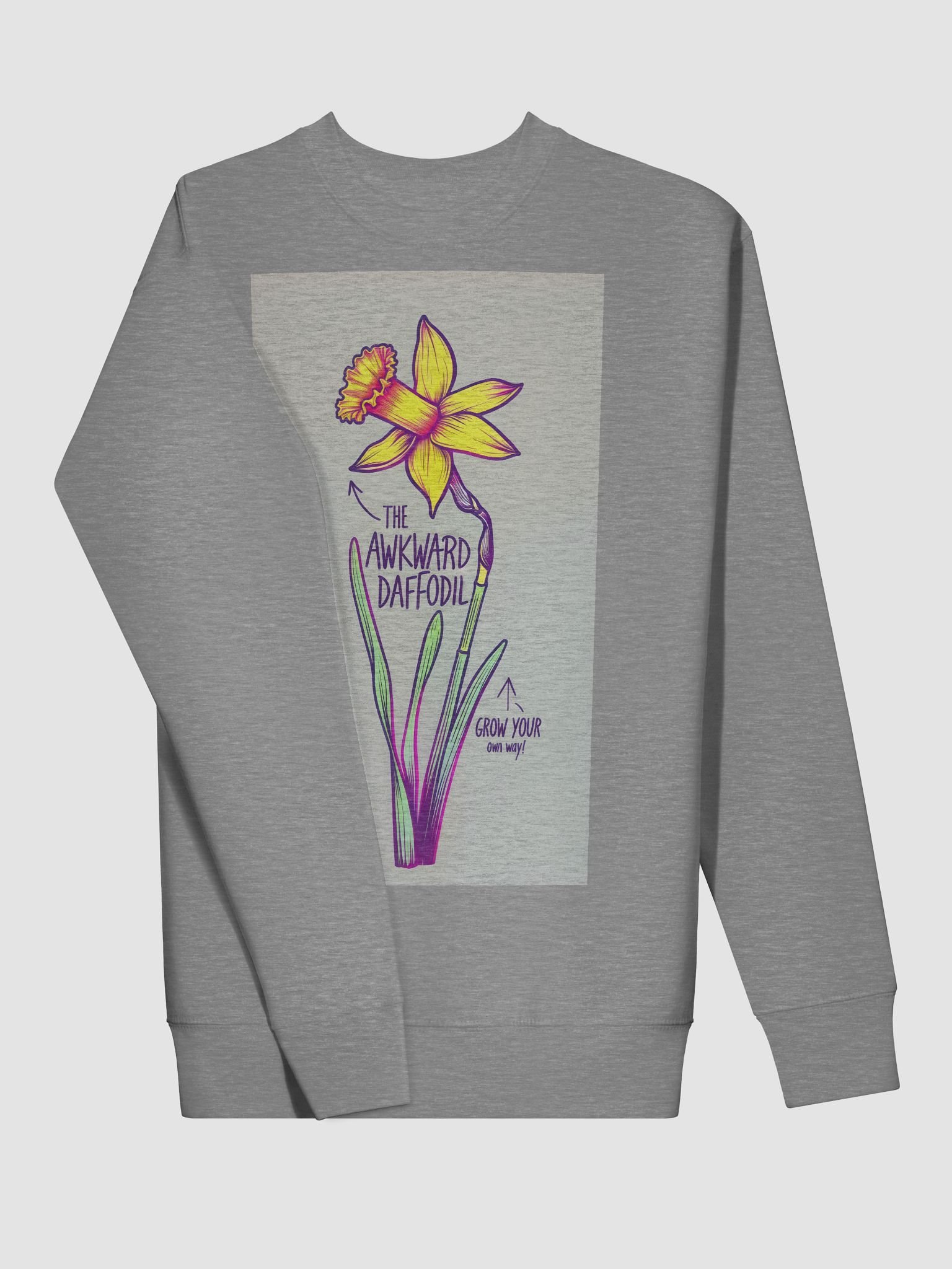 awkward daffodil sweatshirt product image (3)