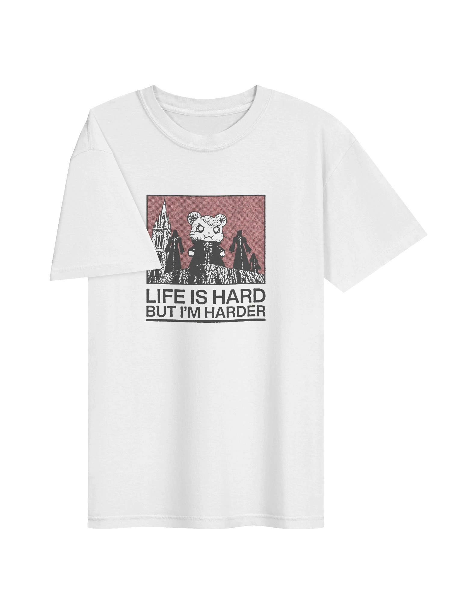 LIFE IS HARD ! T-shirt. white vers. product image (2)