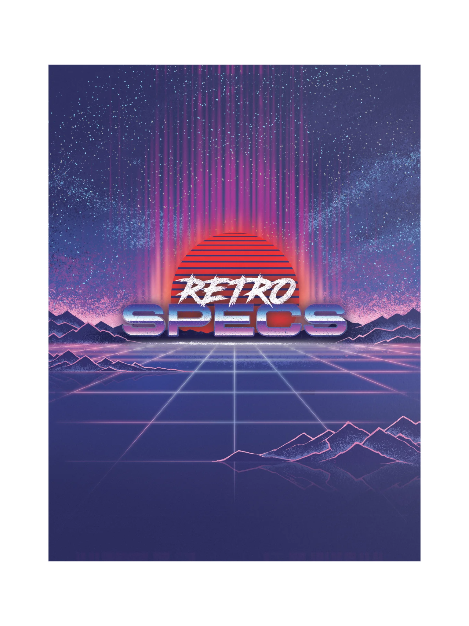 RETRO SPECS: Rad Landscape Poster product image (1)