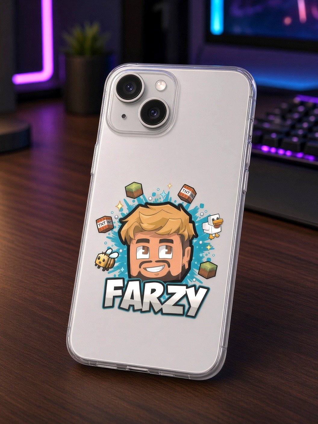 Farzy Splash! Clear iPhone® Case product image (2)
