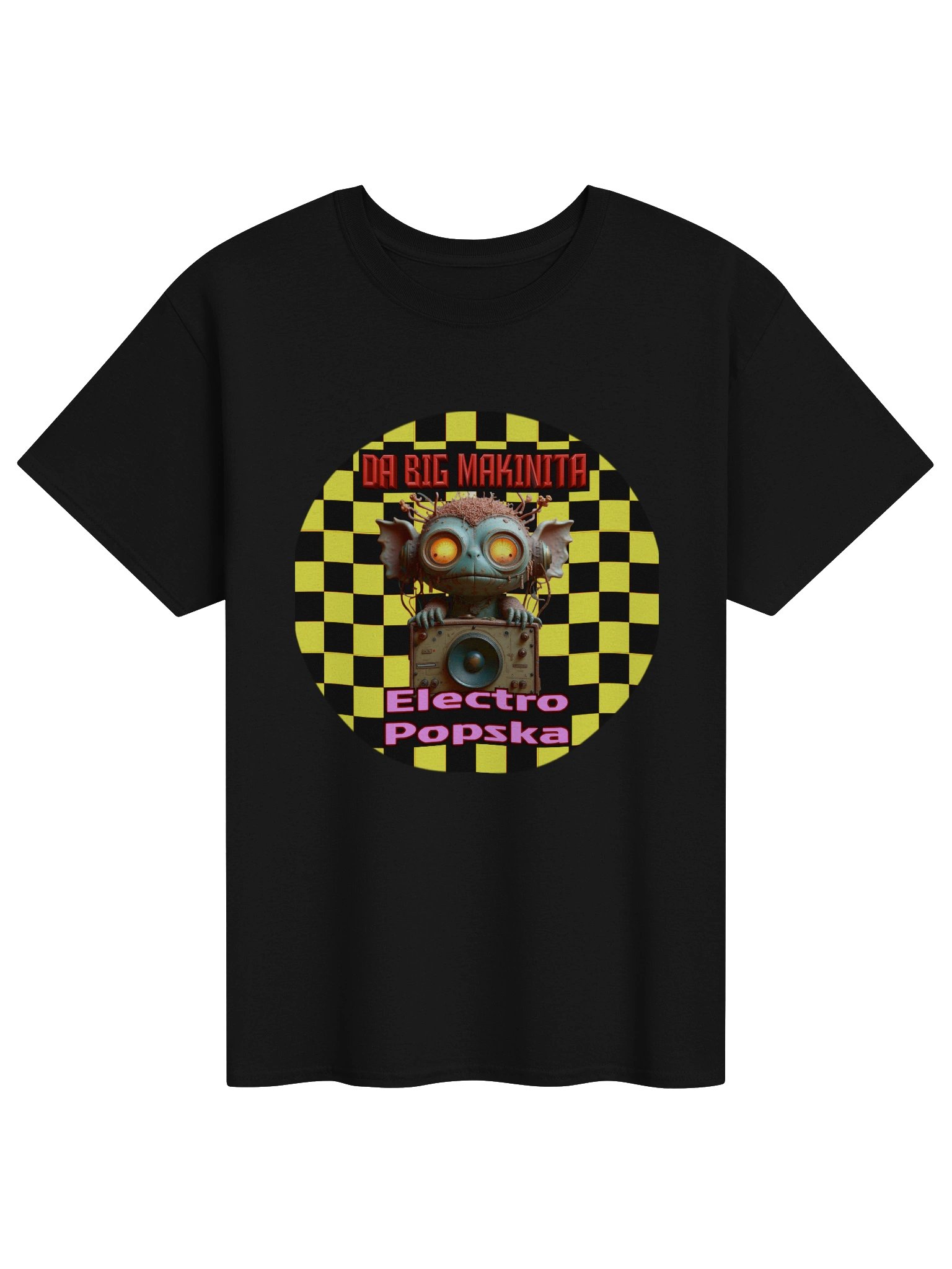 Electro Popska round (Pink) Tshirt product image (1)