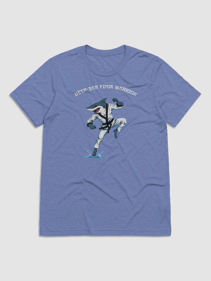 Deep-Sea Finja Warrior – Funny Shark Karate T-Shirt product image (2)