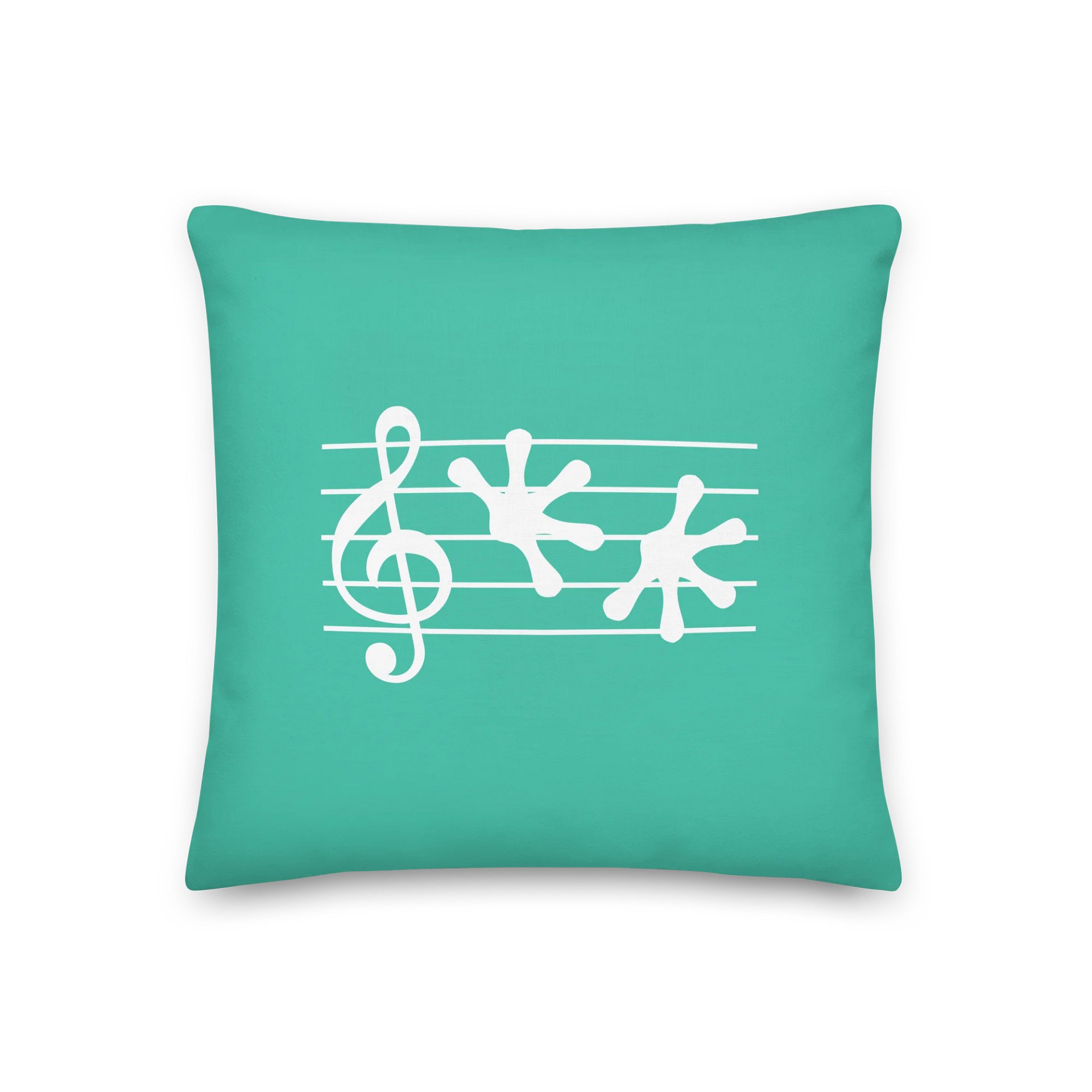 Gecko Tracks Pillow - Blue-green product image (1)
