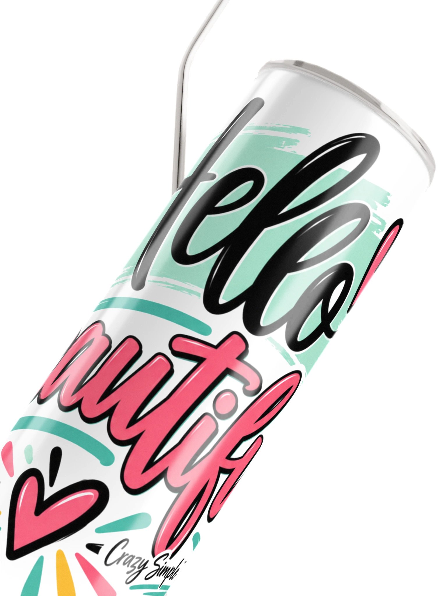 Hello Beautiful Steel Tumbler product image (4)