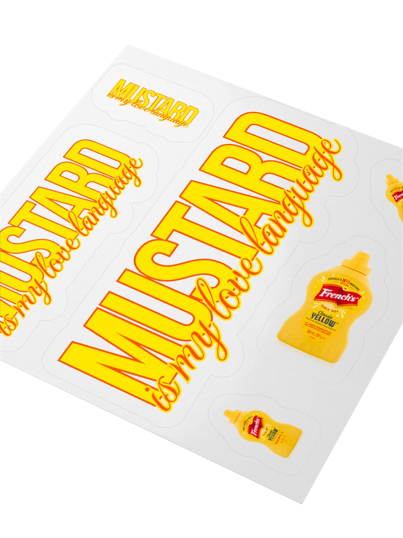 Mustard Sticker Set product image (7)