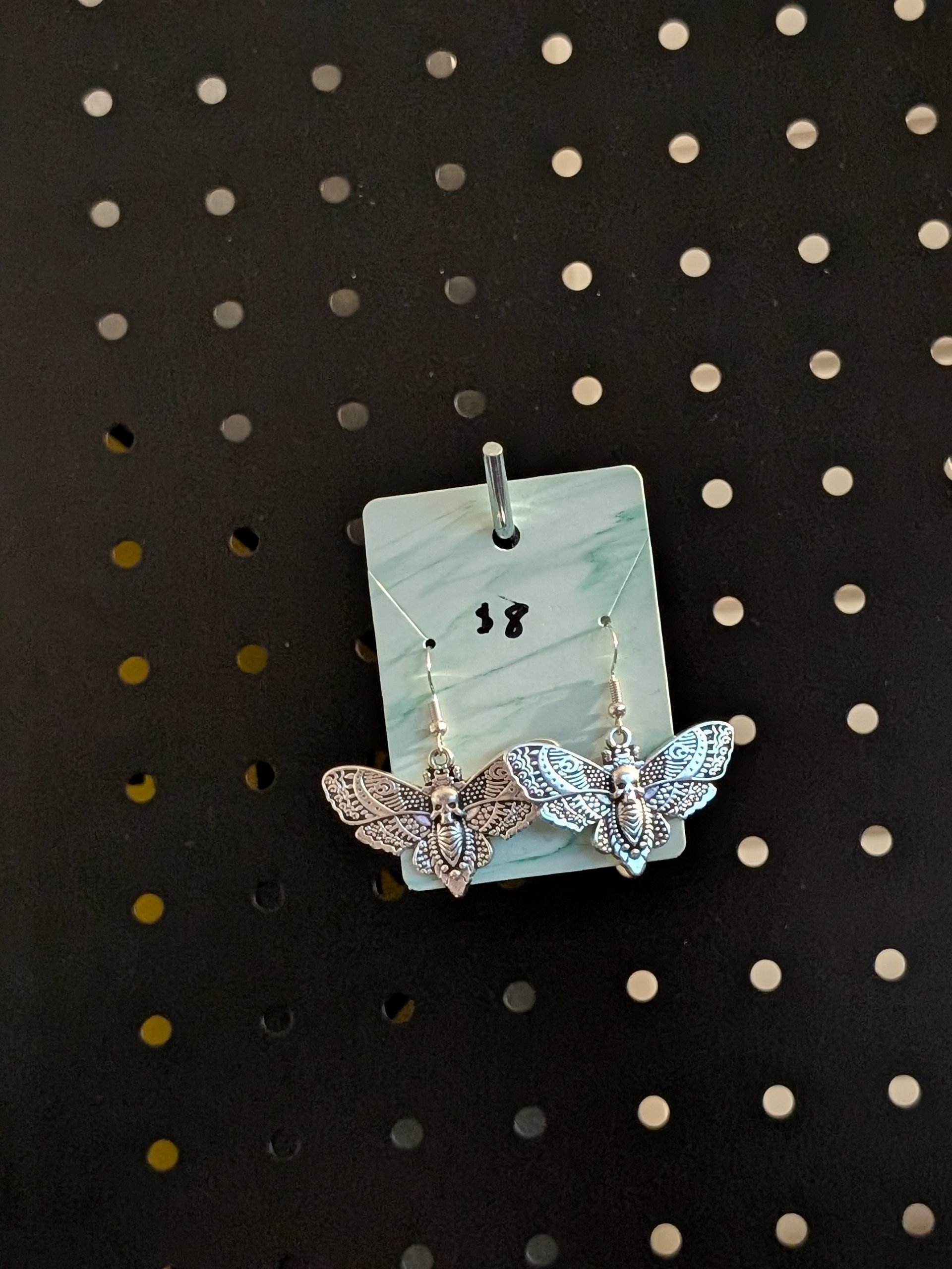 DEATHMOTH EARRINGS! product image (1)