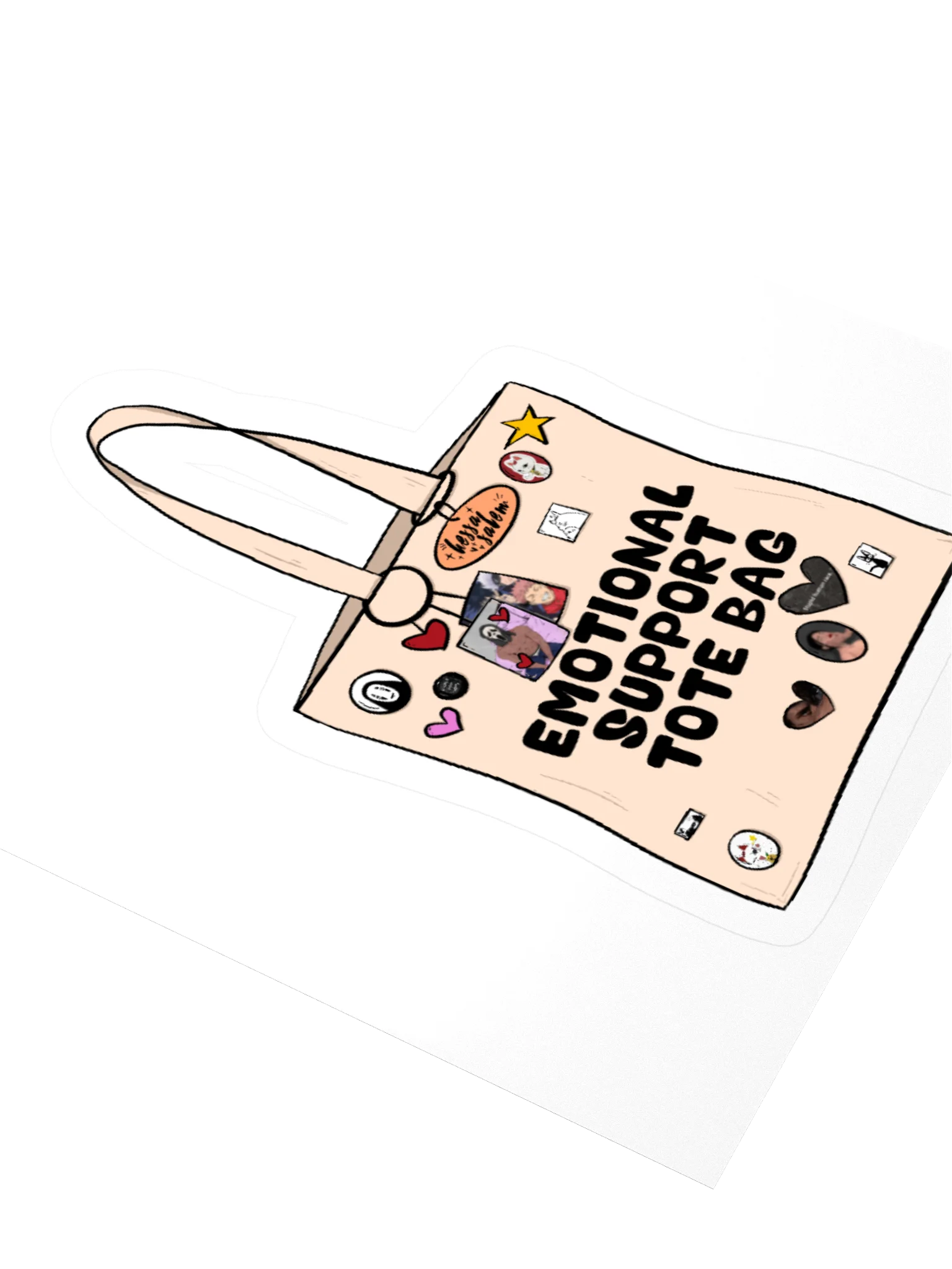 Emotional Support - ToteBag // Sticker product image (4)