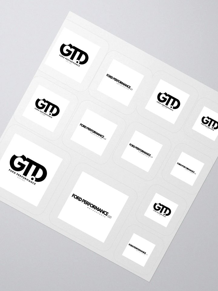 GTD Logo Kiss Cut Stickers product image (5)