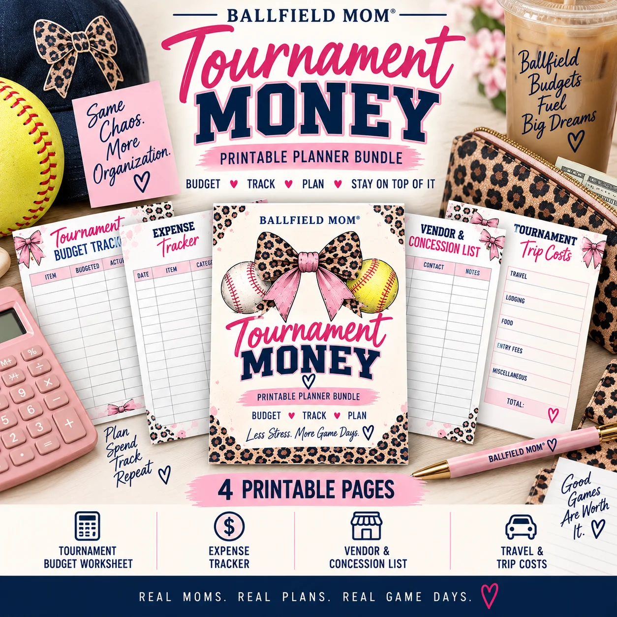 Tournament Expense Bundle | Printable PDF product image (1)