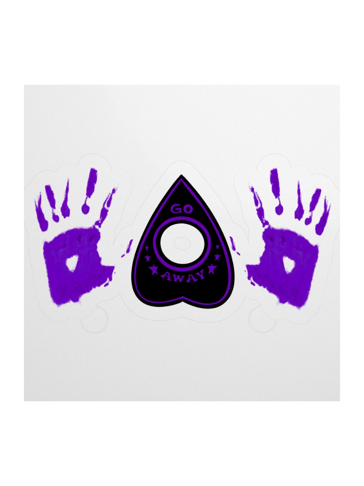 Go Away Obake LIMITED EDITION TwitchCon Purple Sticker product image (1)
