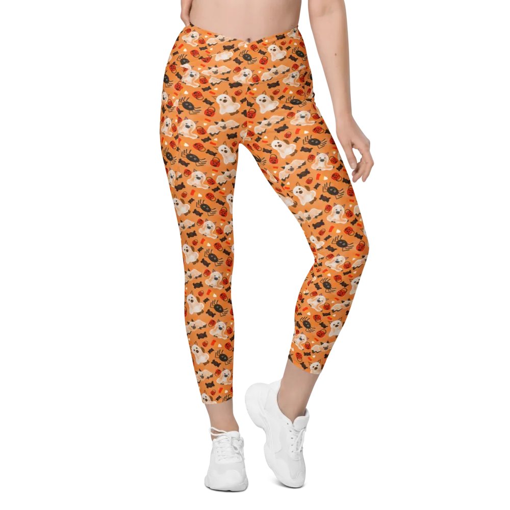 Boo! Crossover Adult Leggings product image (1)