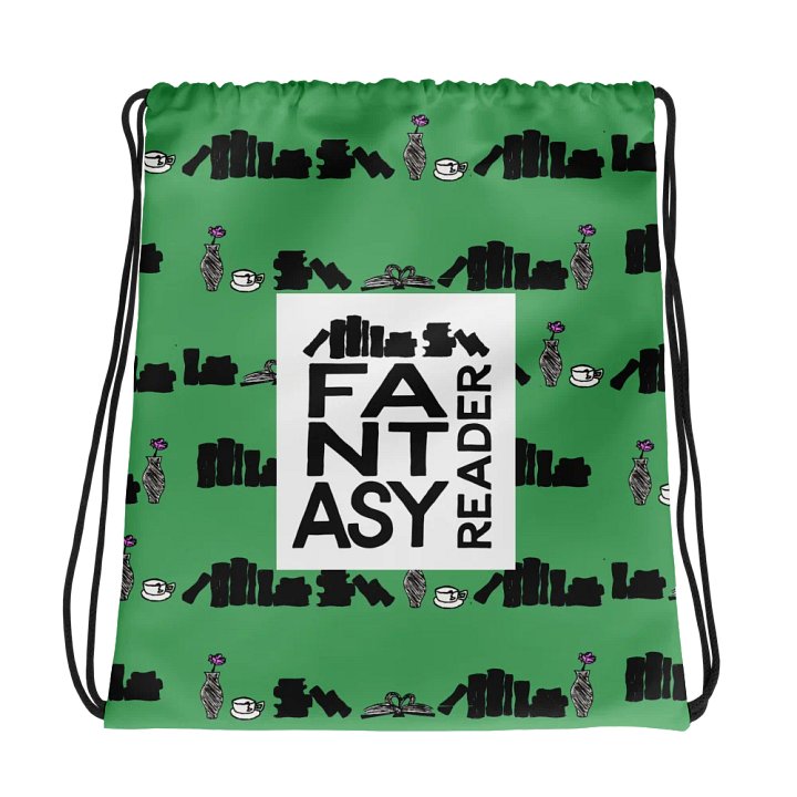 Classy Fantasy Reader Drawstring Bag product image (1)