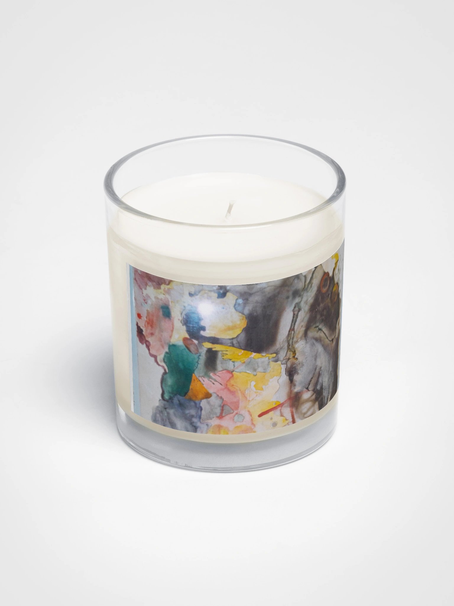 Abstract waterColor Candle Jar product image (2)